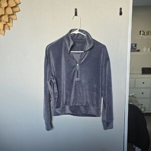 Vuori Set Charcoal Ribbed Pullover And Sweatpant Set